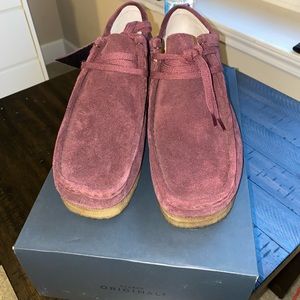 Clark Wallabee size 11.5 Burgundy